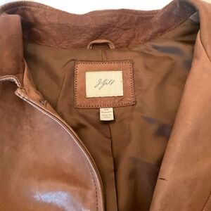 J Jill Super Soft leather Camel Jacket NWT - STUNNING!  3X- SOLD 12/4